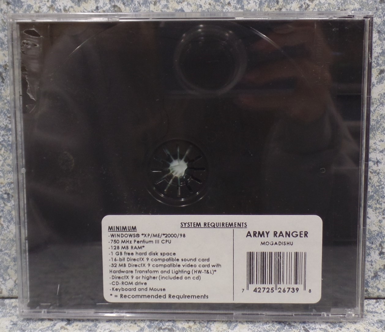 Video Game PC Army Ranger Mogadishu NEW SEALED Jewel no back insert