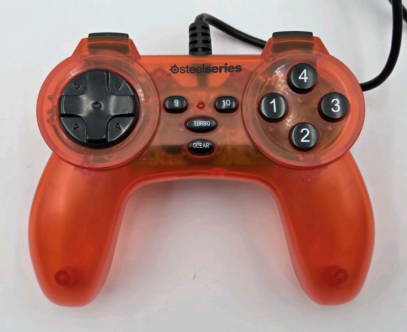 SteelSeries 1GC Wired PC USB Gamepad Controller – Atomic Orange Translucent Qty2