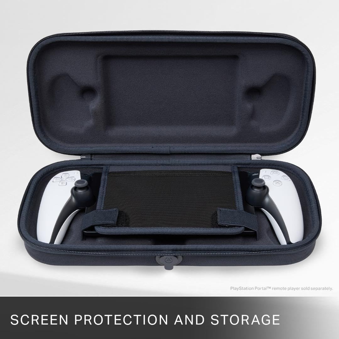 PowerA Protection Case for PlayStation Portal Remote Player – Portable, Black