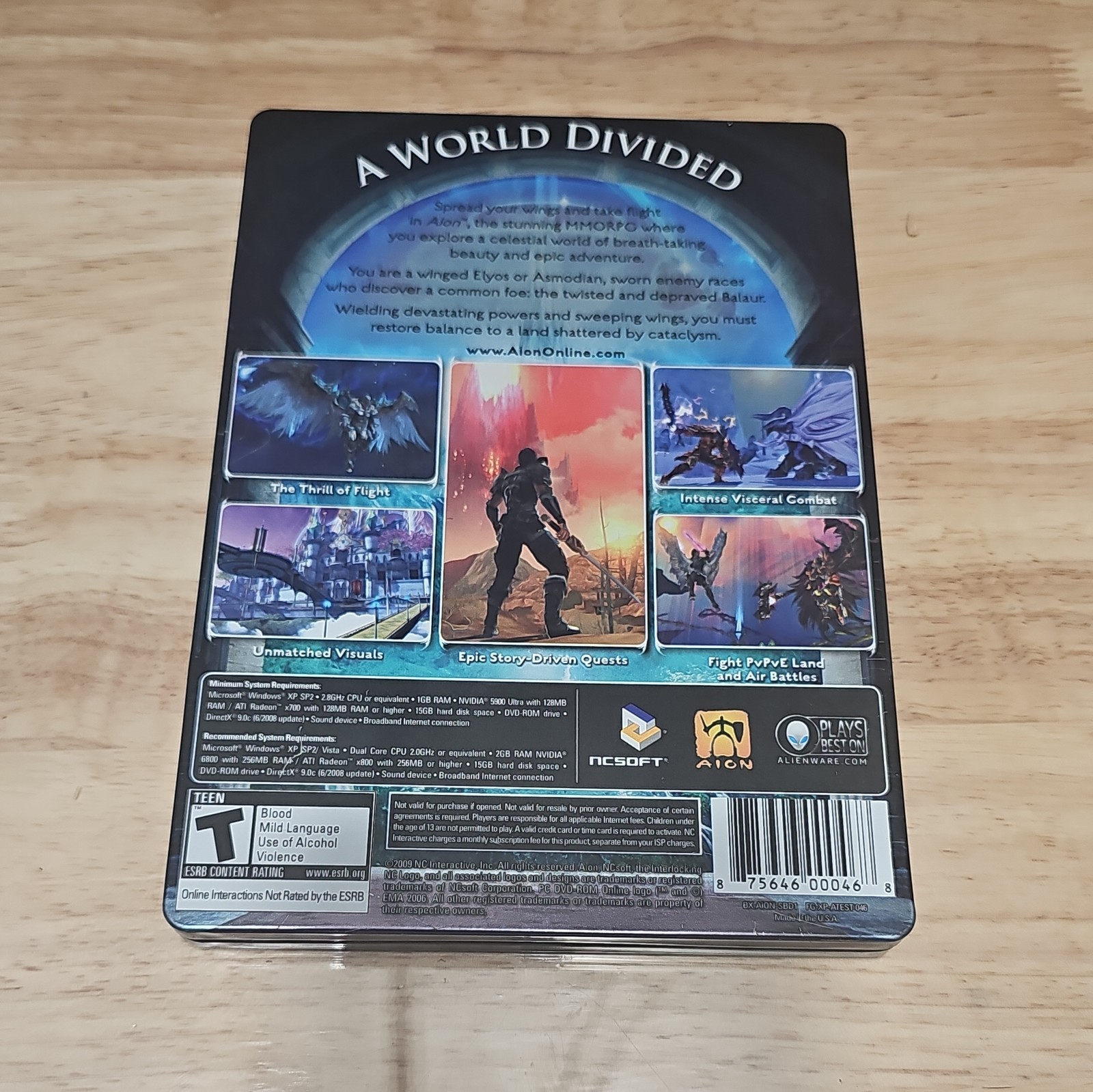 Aion (PC, 2009) Metal case