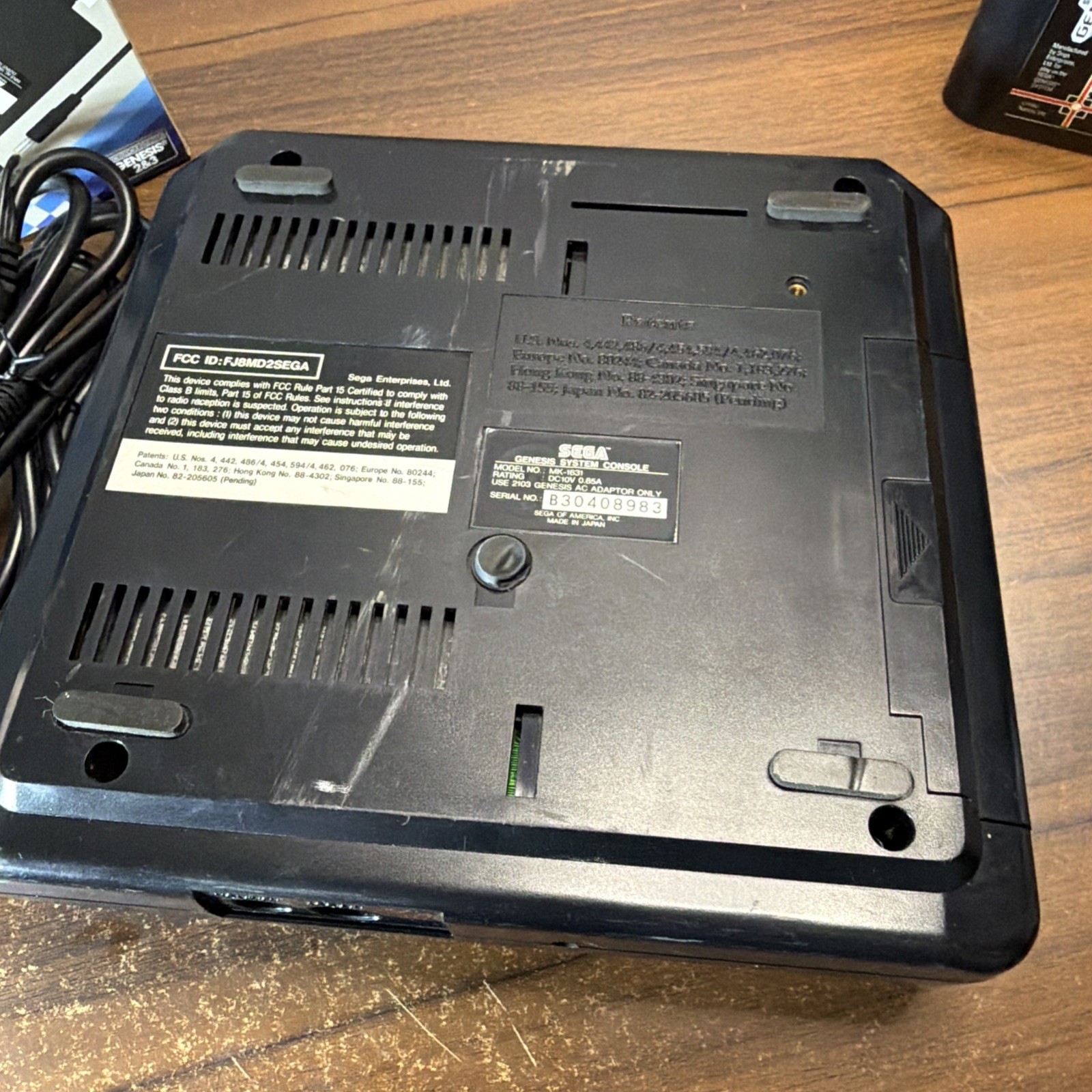 Sega MK-1631 Genesis 2 Console System Bundle For Parts Or Repair