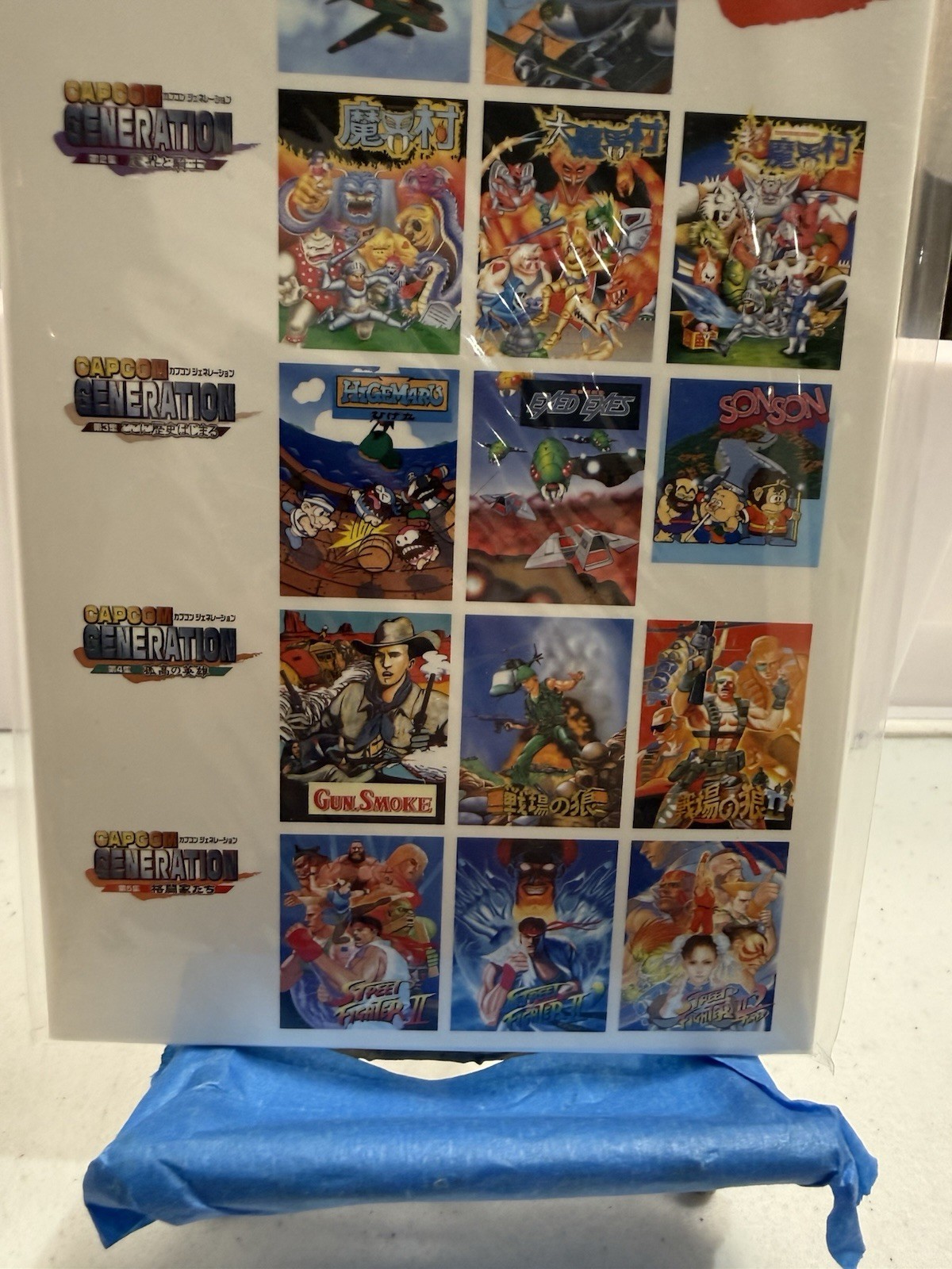 CAPCOM GENERATION Postcard Set SUPER RARE ANIME MANGA SEGA NINTENDO COLLECTIBLE