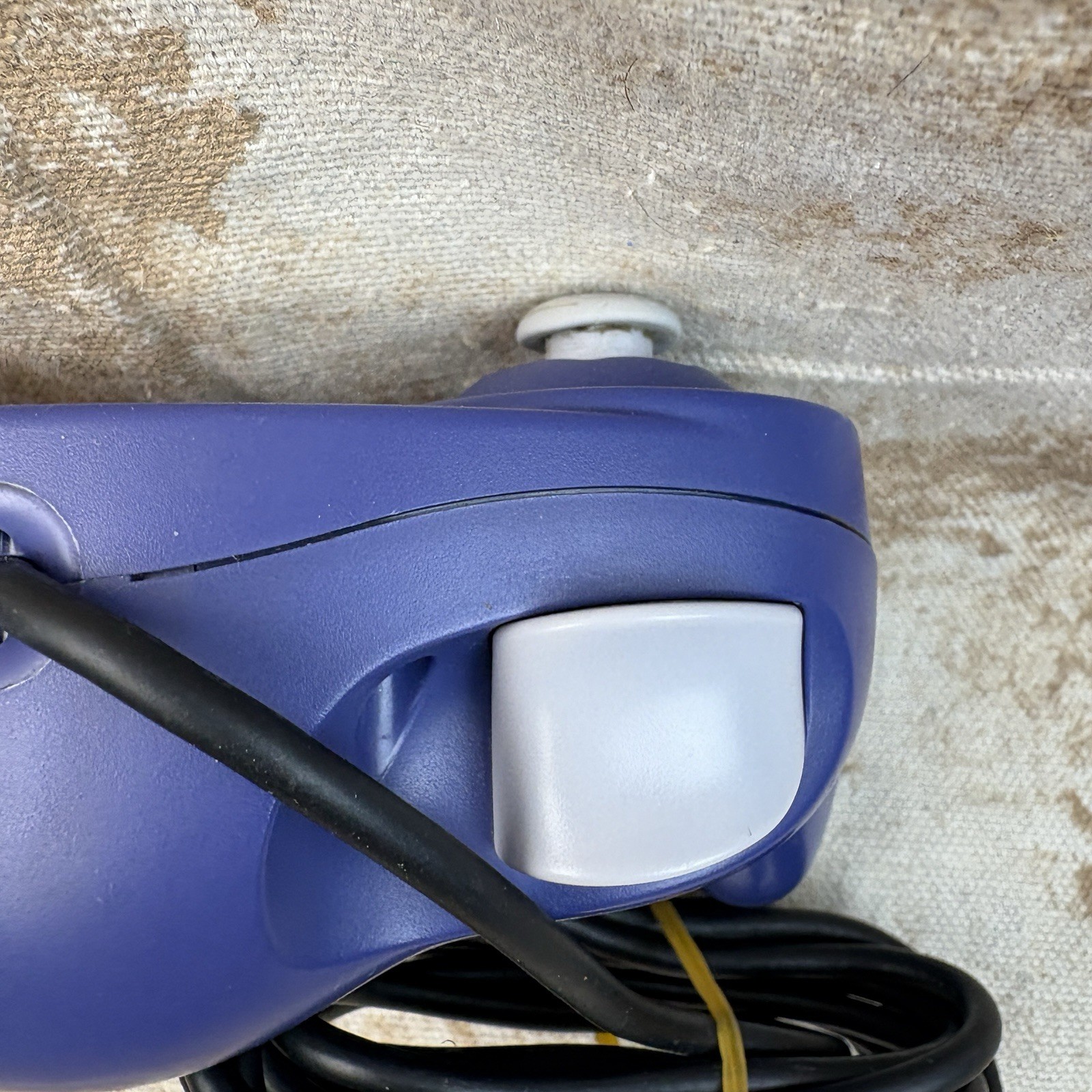 Nintendo GameCube Controller OEM Purple Indigo DOL-003 Tested/ Working Pics*