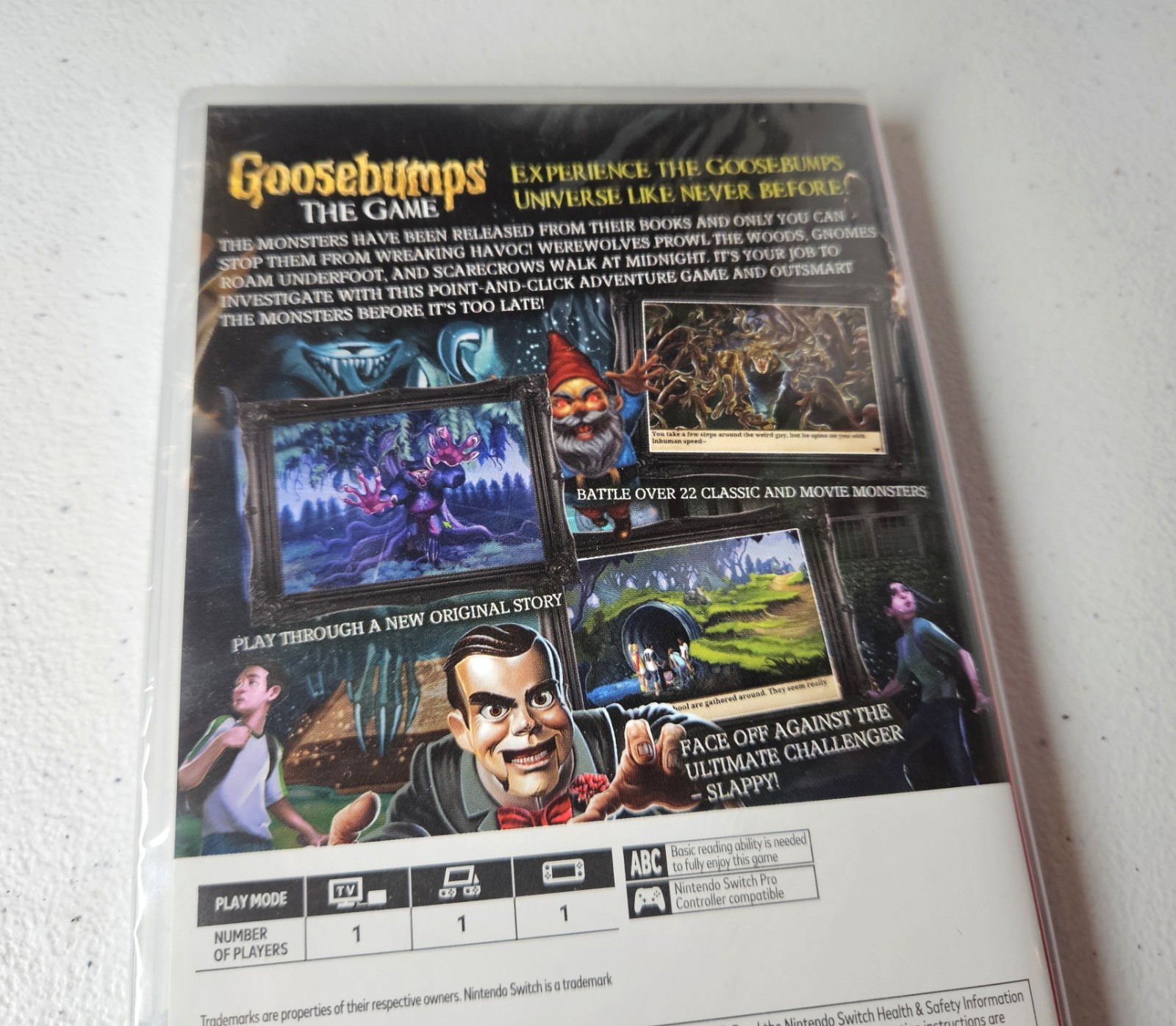 NEW Goosebumps The Game Nintendo Switch 2018 NSW SEALED