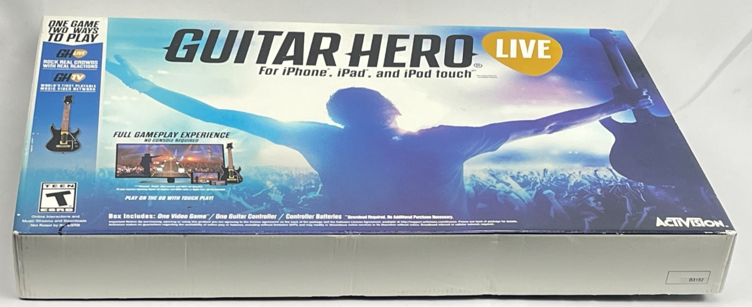 Guitar Hero Live Bundle iOS Apple, 2015 – New / Sealed Box!
