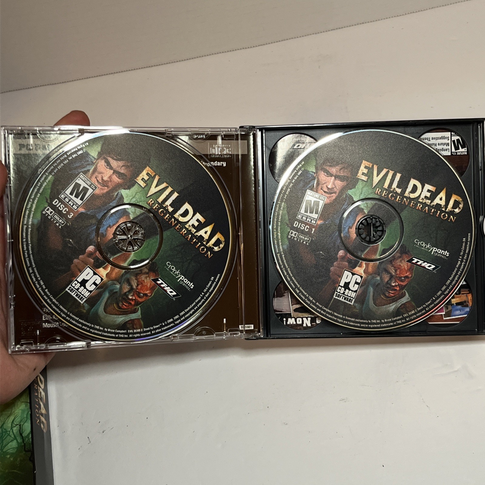 Evil Dead Regeneration Complete w Manual 4 Discs Complete PC Small Box 2005