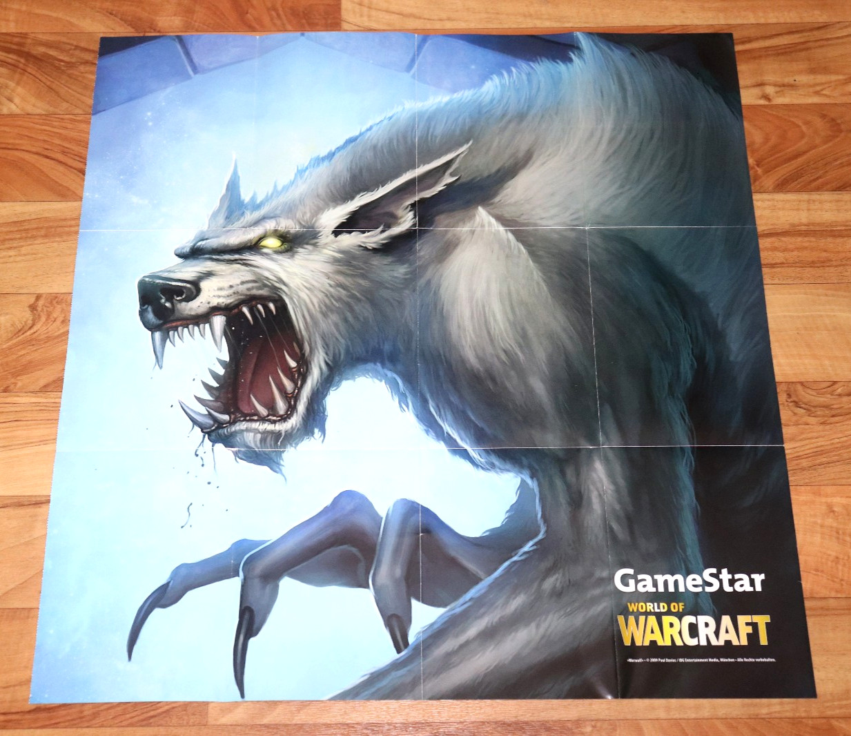 World of Warcraft Cataclysm Blizzard Rare Map / Poster 67x64cm