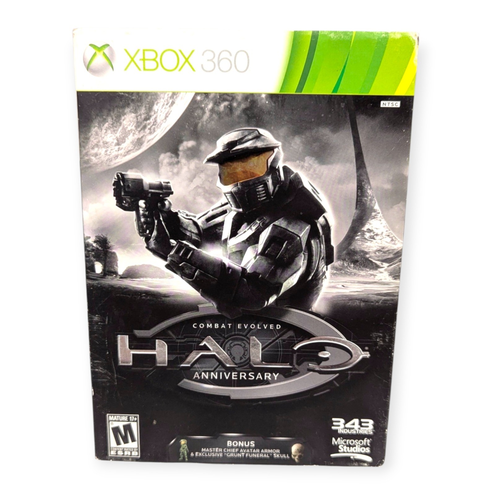 Halo Combat Evolved Anniversary Xbox 360 Game w/ Slipcover Manual 343 Industries