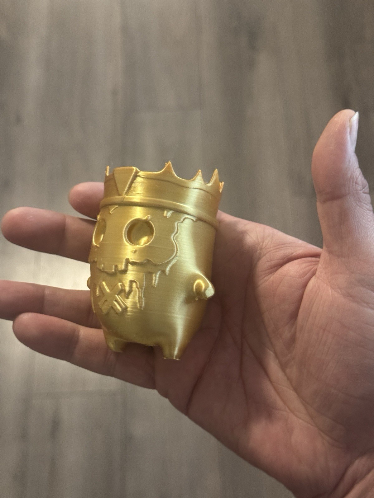 Gold King Spirit – 3D Printed 3.5”X2.5”X2” (it Feels Solid! :)