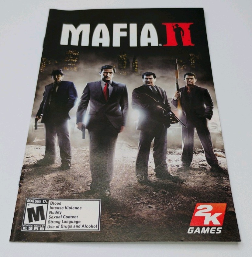 Mafia II Collector’s 2010 PC DVD Edition Steel book – Complete In Box Authentic