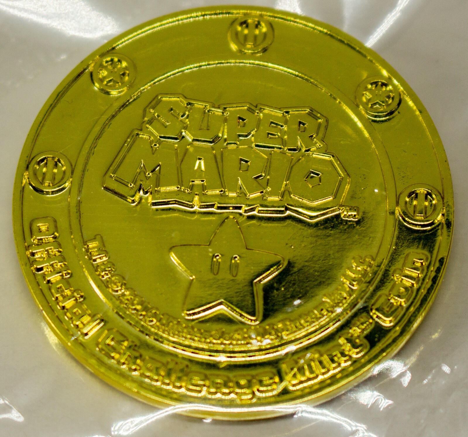 Super Mario Challenge Coin [GOLD Yoshi] Enterplay 2016 RARE Collectible – New