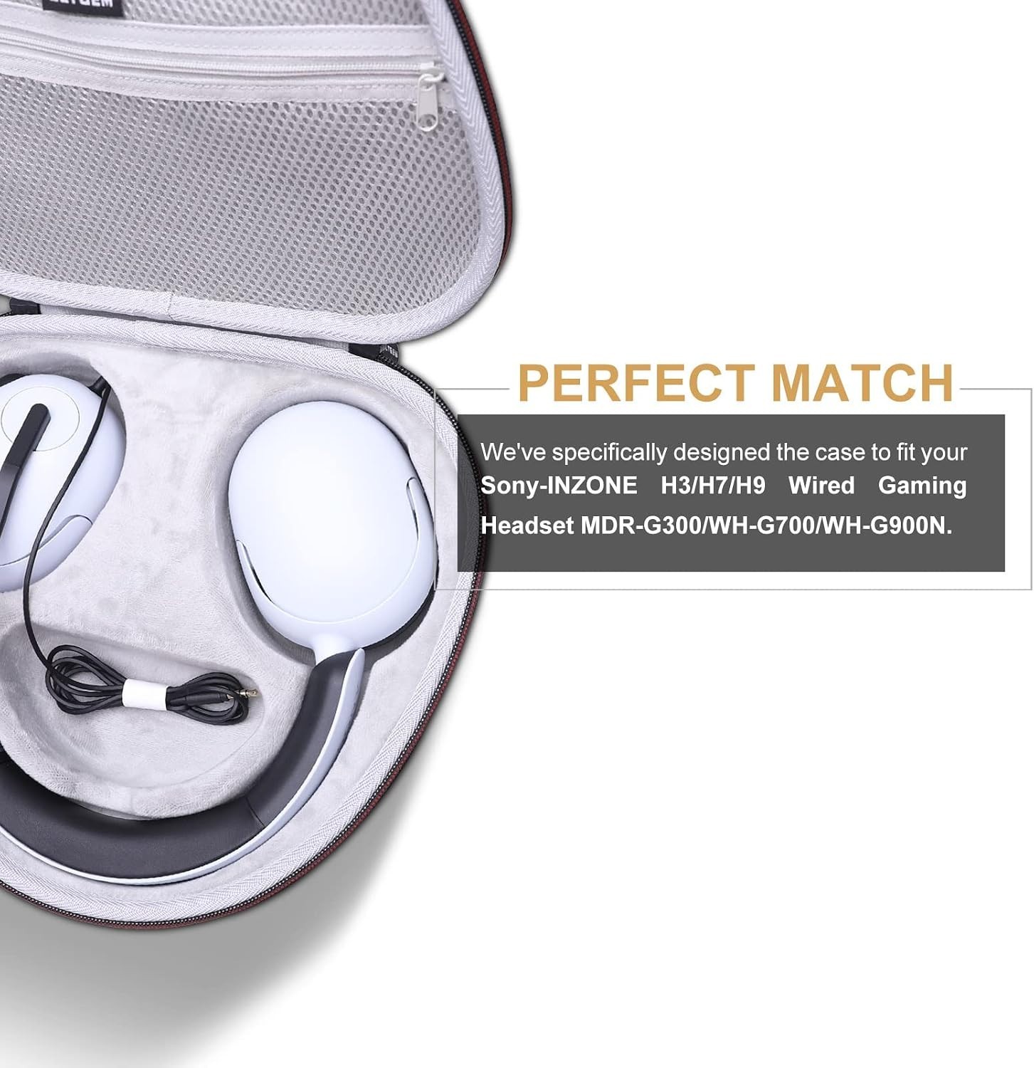 Shockproof and Stylish Hard Case for Sony INZONE Gaming Headsets – Travel Ready