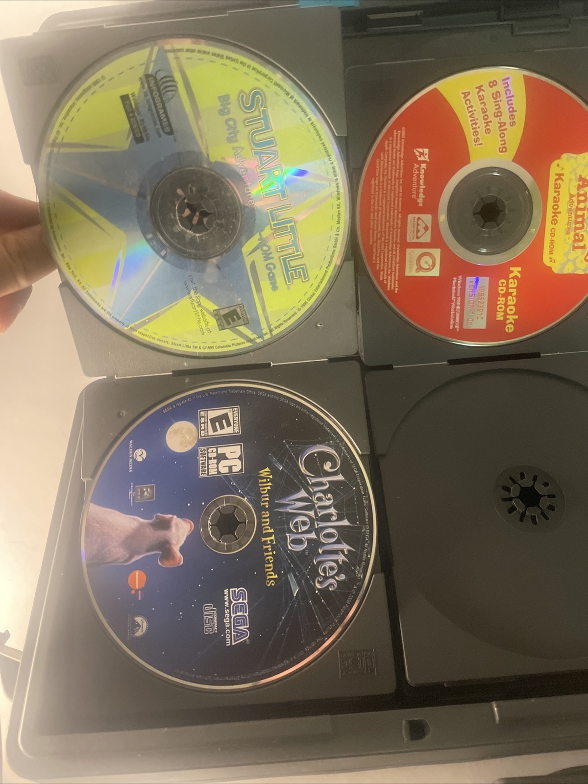 Lot Of Kids PC Games CD ROM Harry Potter Dinosaurs Charlotte’s Web Tonka