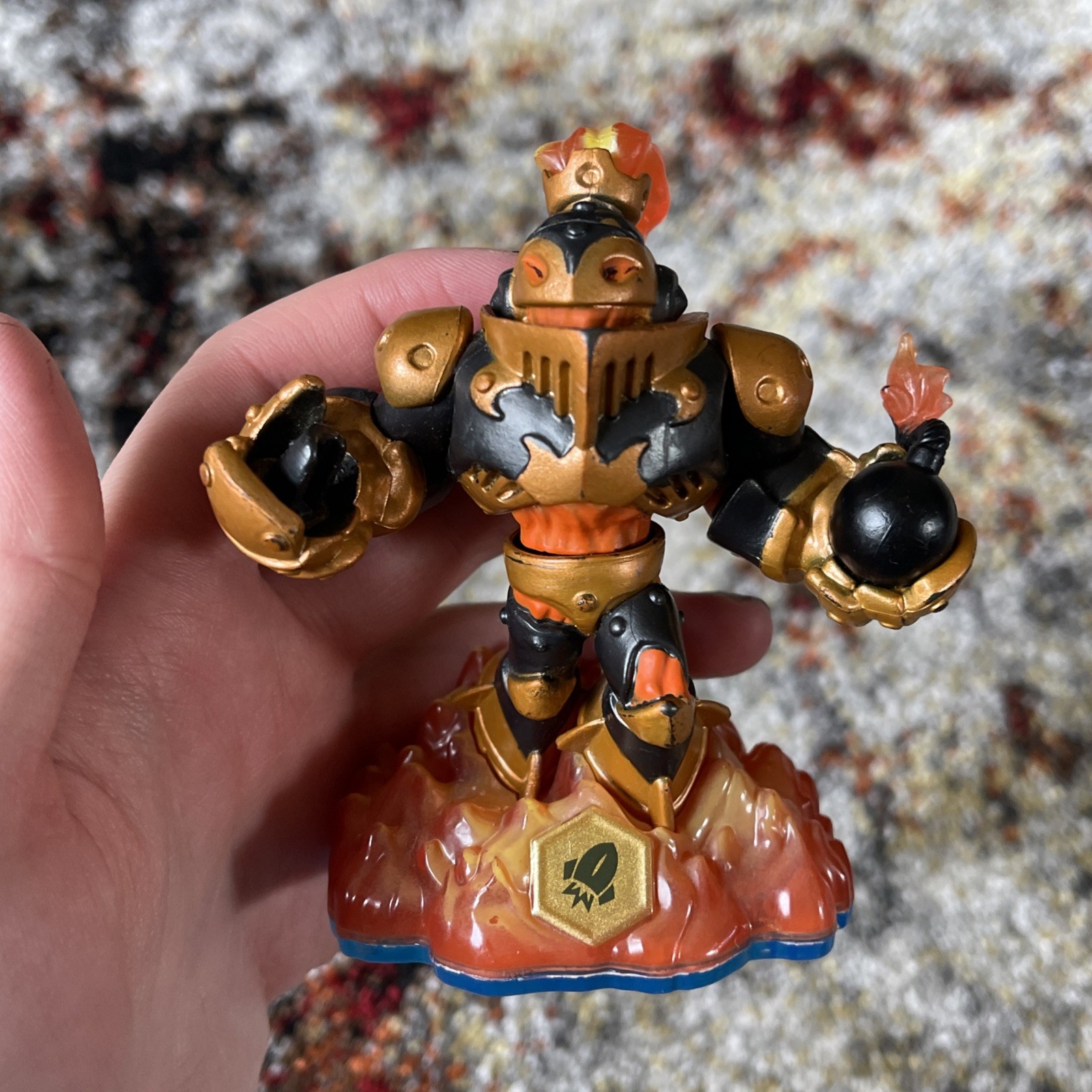 2013 Skylanders Swap Force Dark Blast Zone Swappable Figure Xbox PlayStation Wii