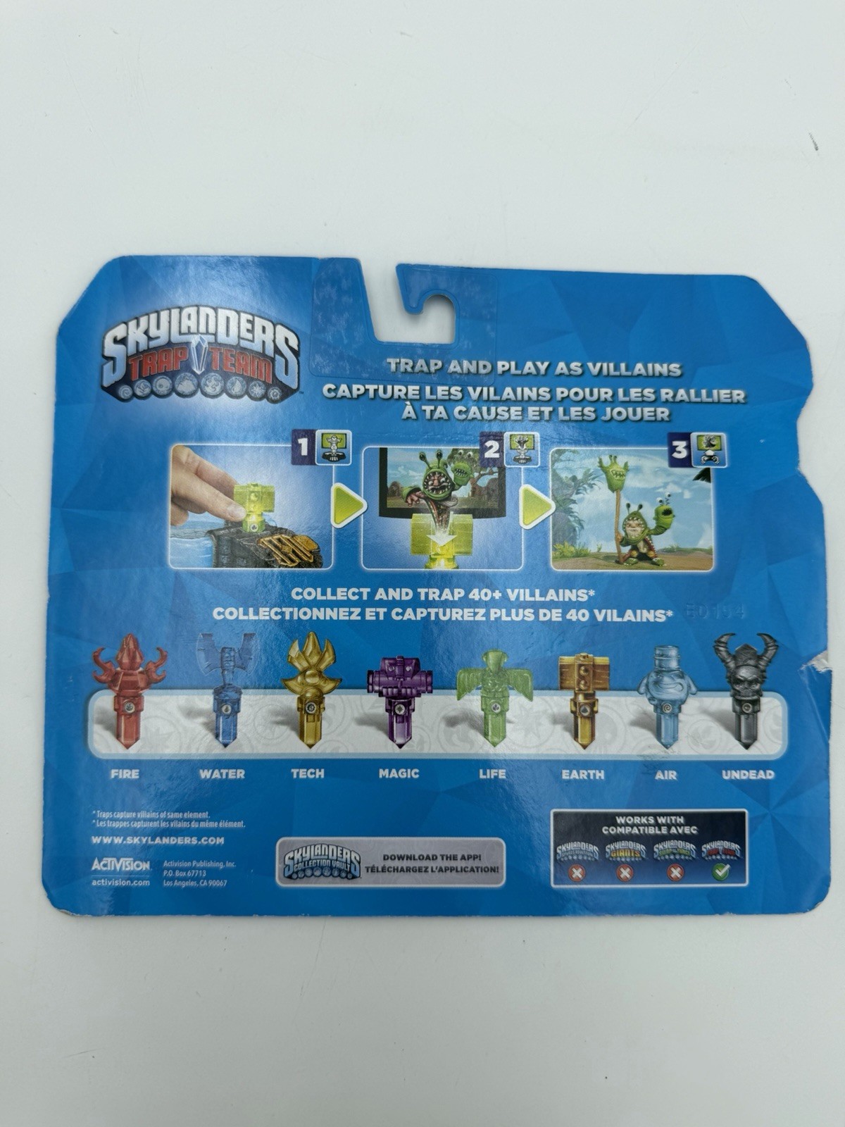 Skylanders Trap Team Triple Traps Air Sword Kaos Earth Bunny Brand New See Pics