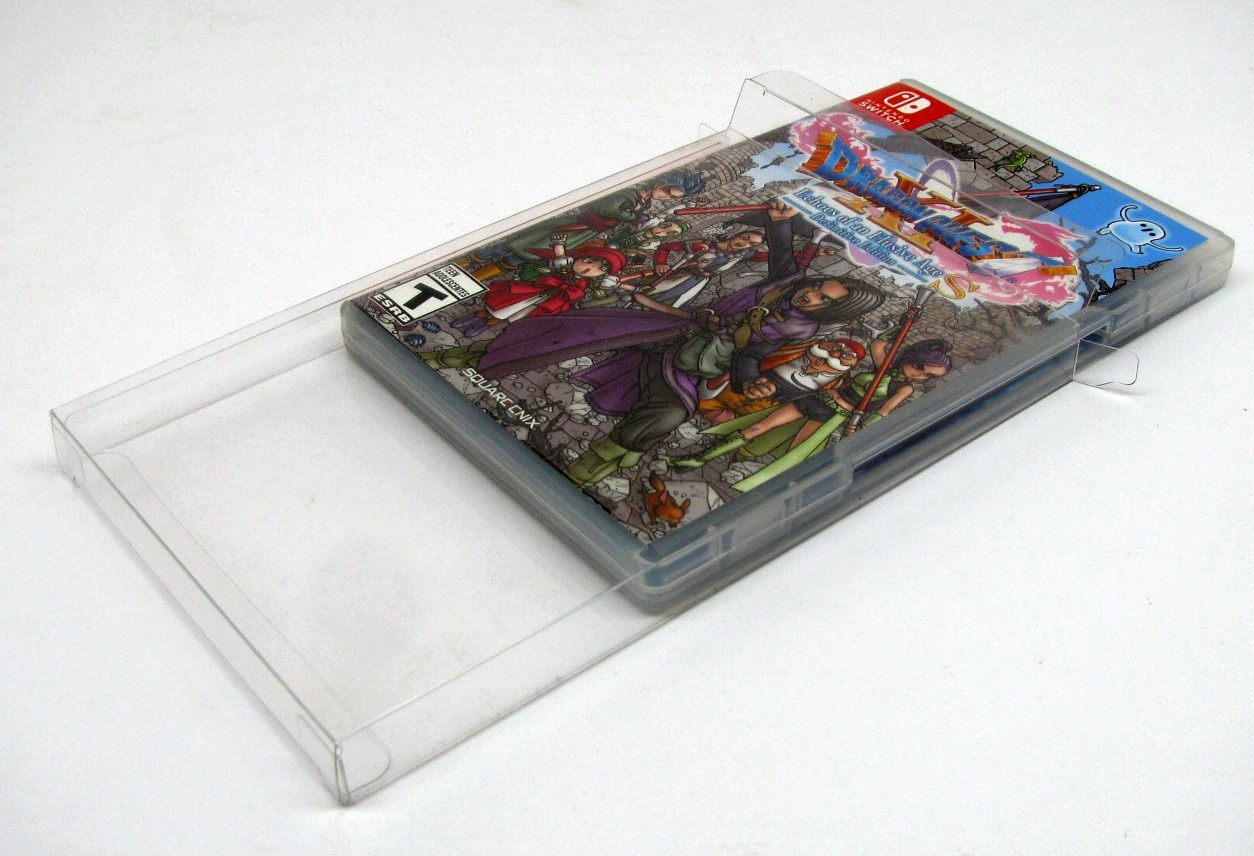 10x NINTENDO SWITCH PLASTIC & STEELBOOK GAMES – CLEAR PROTECTIVE BOX PROTECTOR