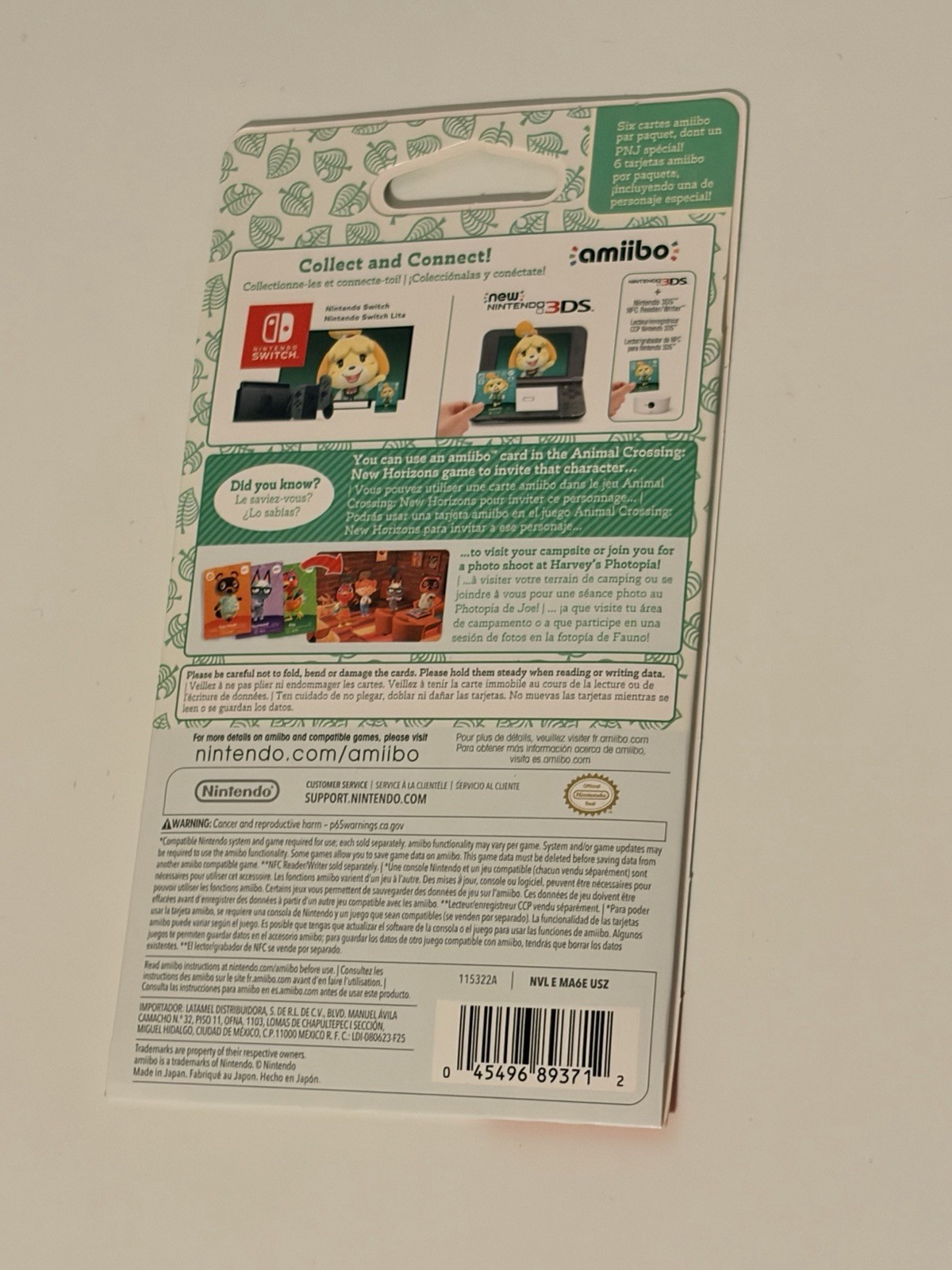 Nintendo Animal Crossing Series 5 amiibo Pack (1 Pack Of 6 Cards)