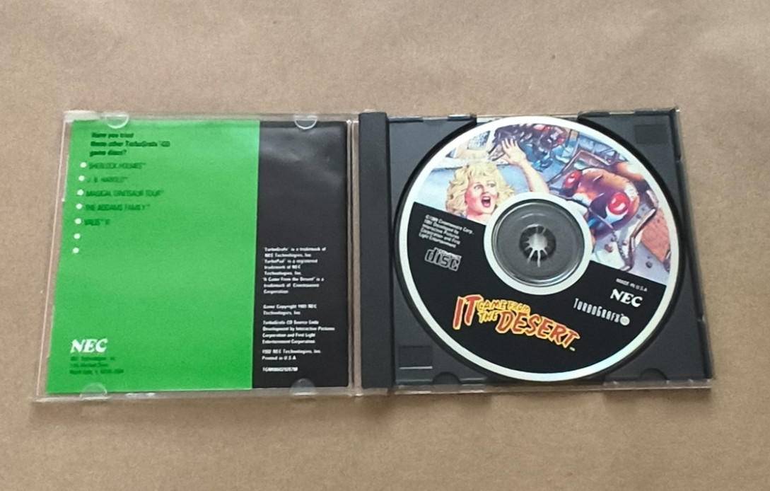 TurboGrafx CD – It Came From The Desert Complete – Game TESTED Authentic DUO