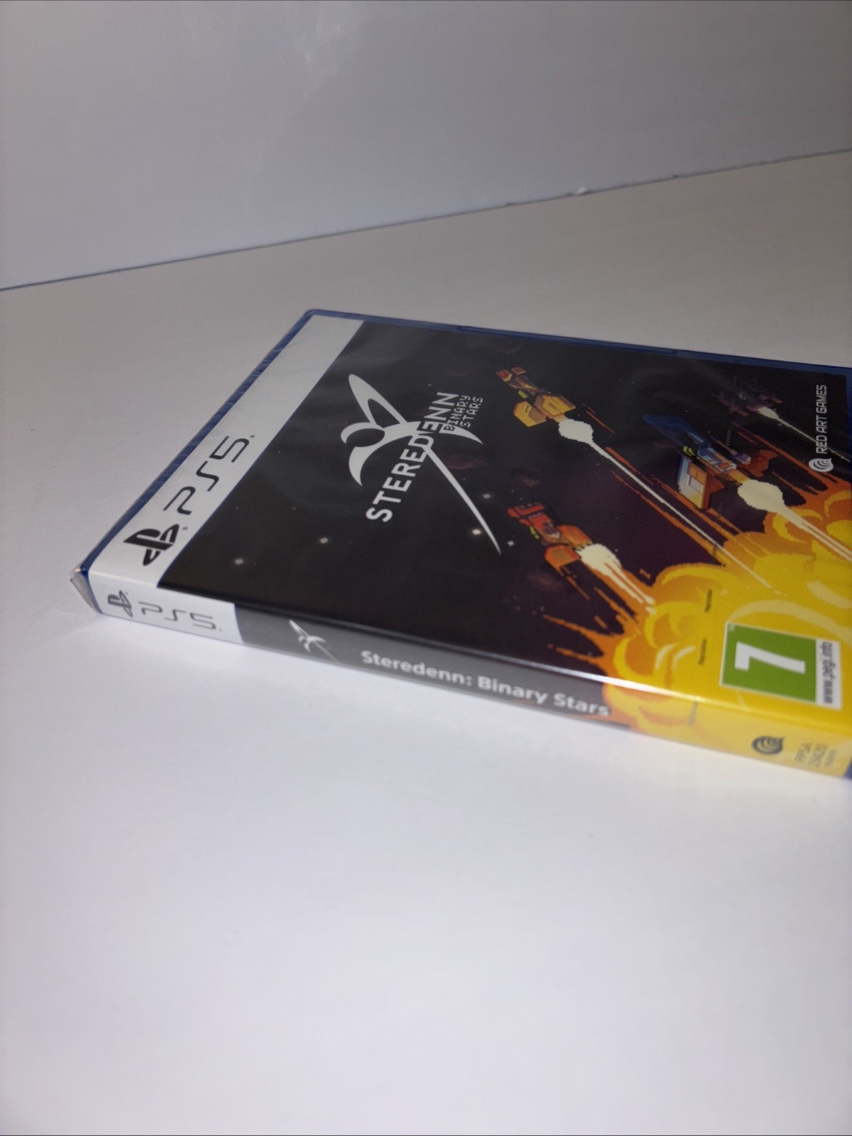 BRAND NEW STEREDENN BINARY STARS RED ART GAMES PS4 PEGI 7 USA SELLER SHOOT EM UP