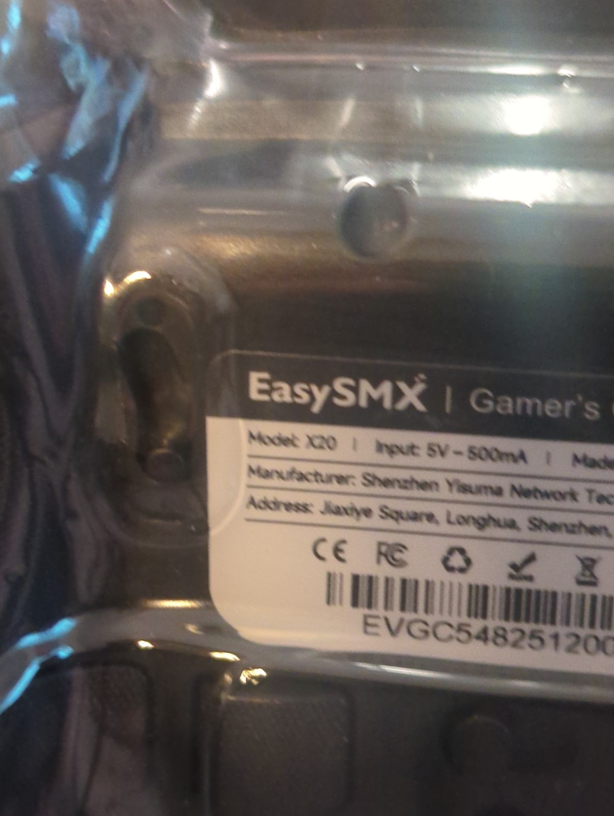 EasySMX X20 Wireless Gaming Controller with RGB Backlit, 2-Stage Hall Effect Sti