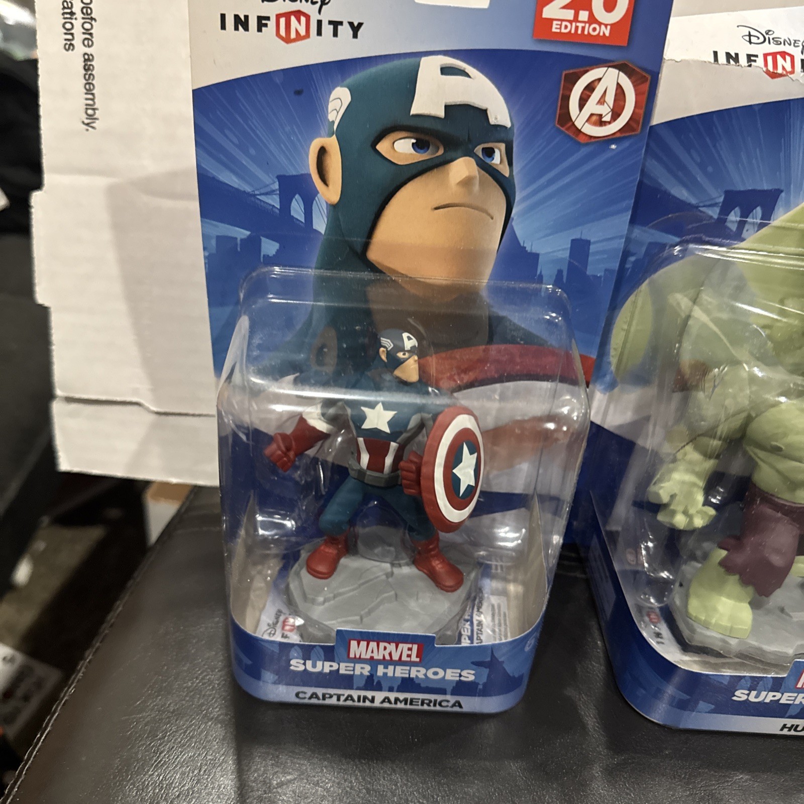 Disney Infinity 2.0 Marvel Avengers Lot Captain America Hulk Hawkeye Hulk Split