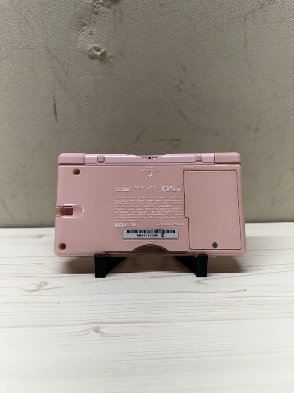 Nintendo DS Lite System Portable Gaming Console Coral Pink Tested