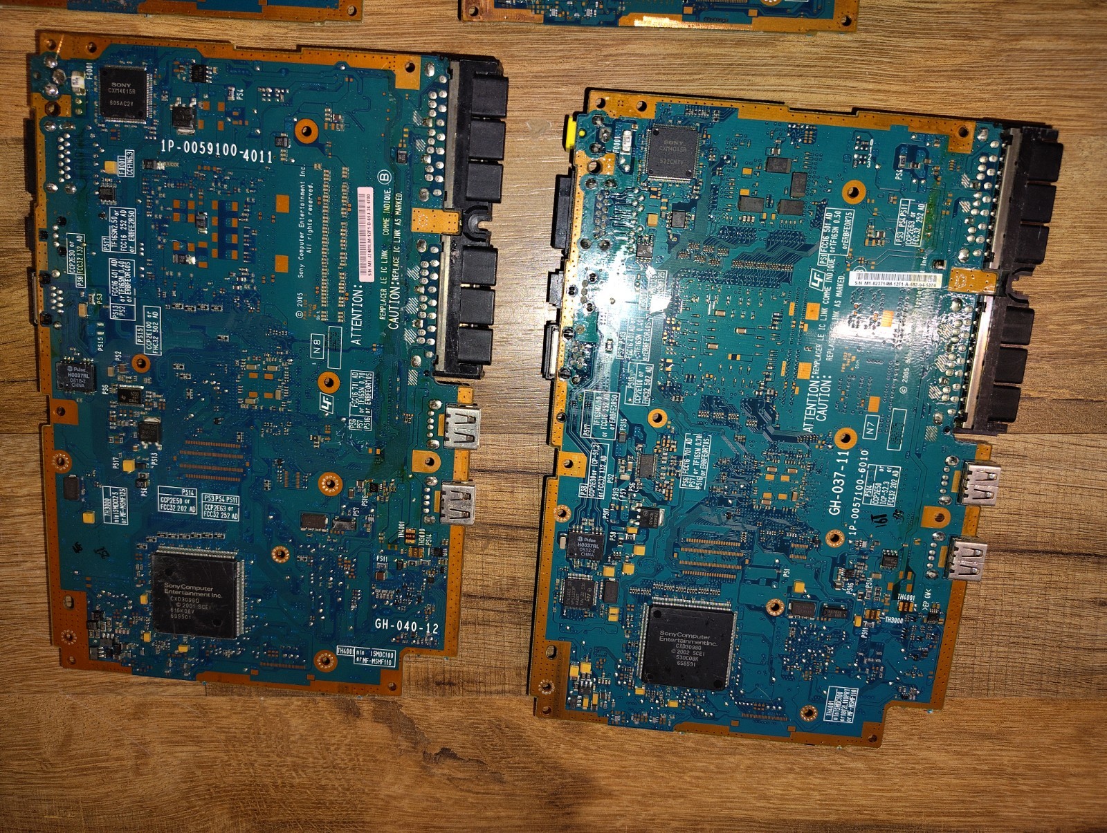 Sony PS2 Slim Motherboard Lot Of 4 Various Models No AV Power Part Or Repair