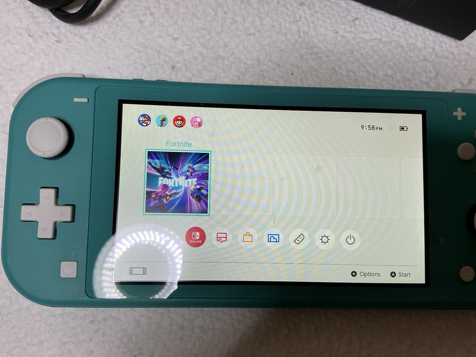 Nintendo Switch Lite Teal With Charger