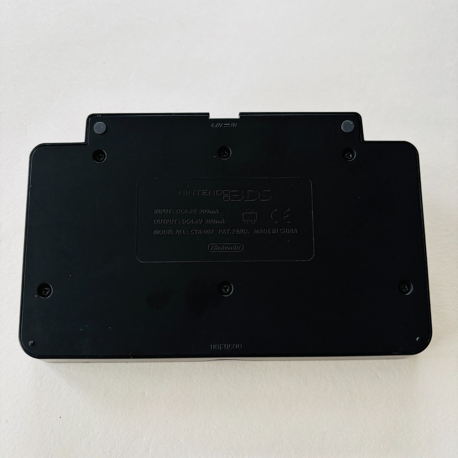 OEM Official Nintendo 3DS Battery Charging Dock Cradle Base Black CTR-007 Tested