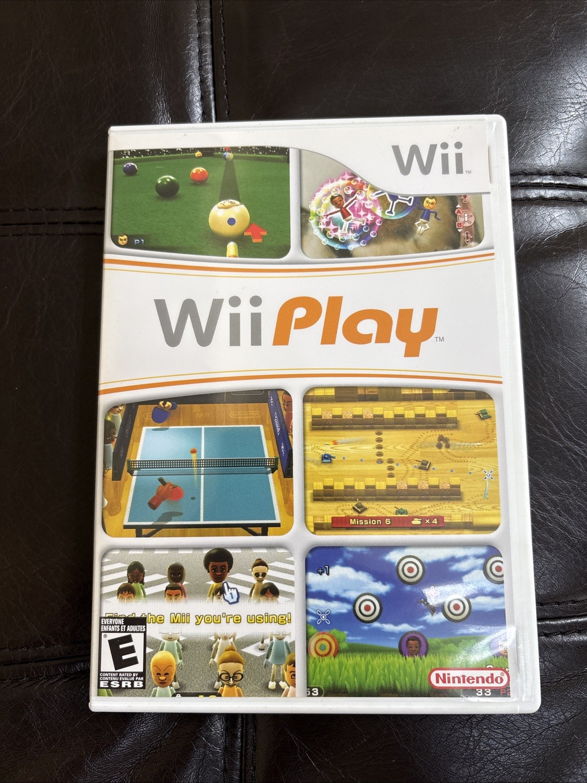 Wii Play Nintendo Wii Sports Game Disc, Manual & Case!