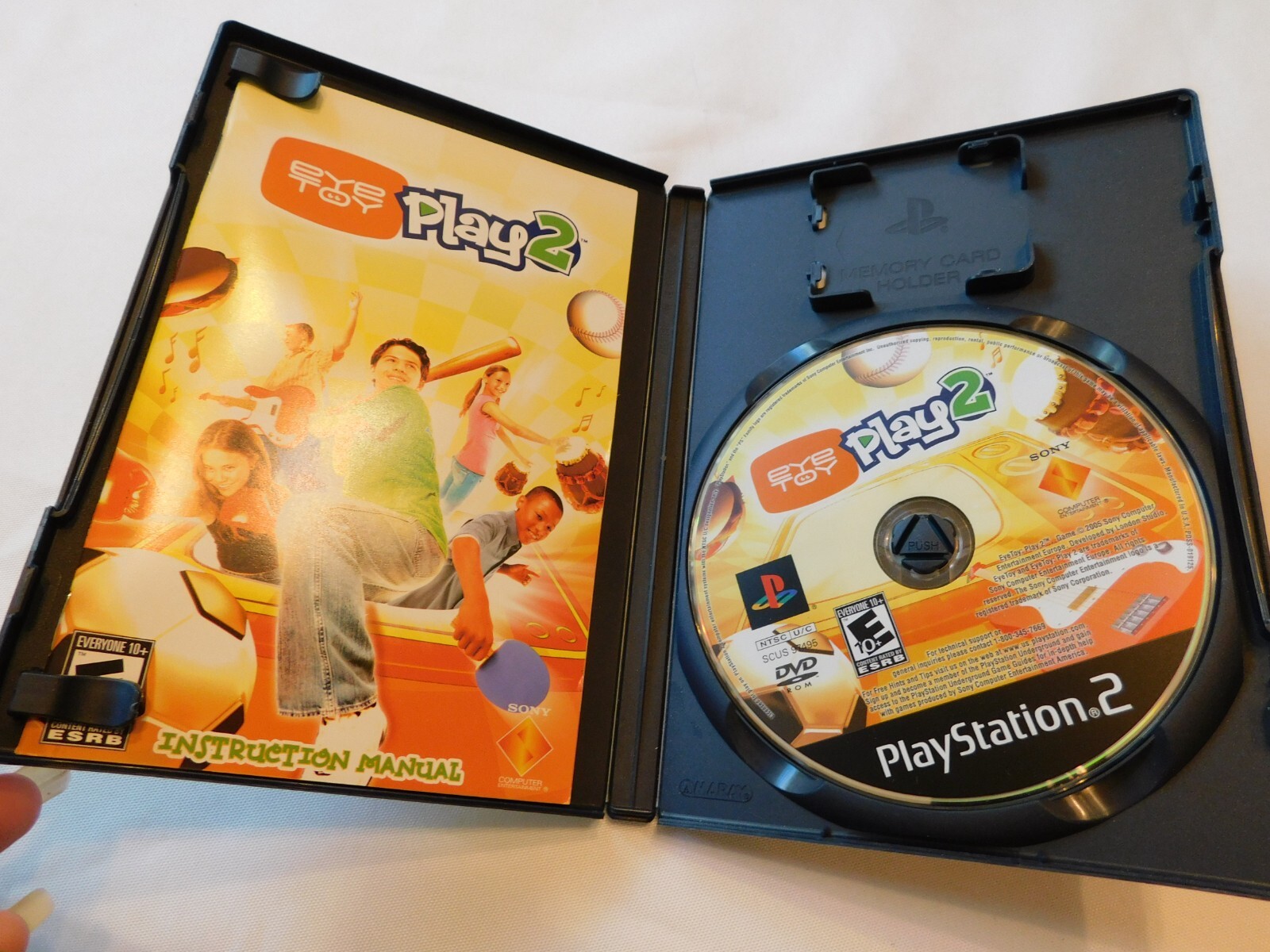 EyeToy: Play 2 PlayStation 2 PS2 video game Rated E10+ Everyone 10+ 2005 #