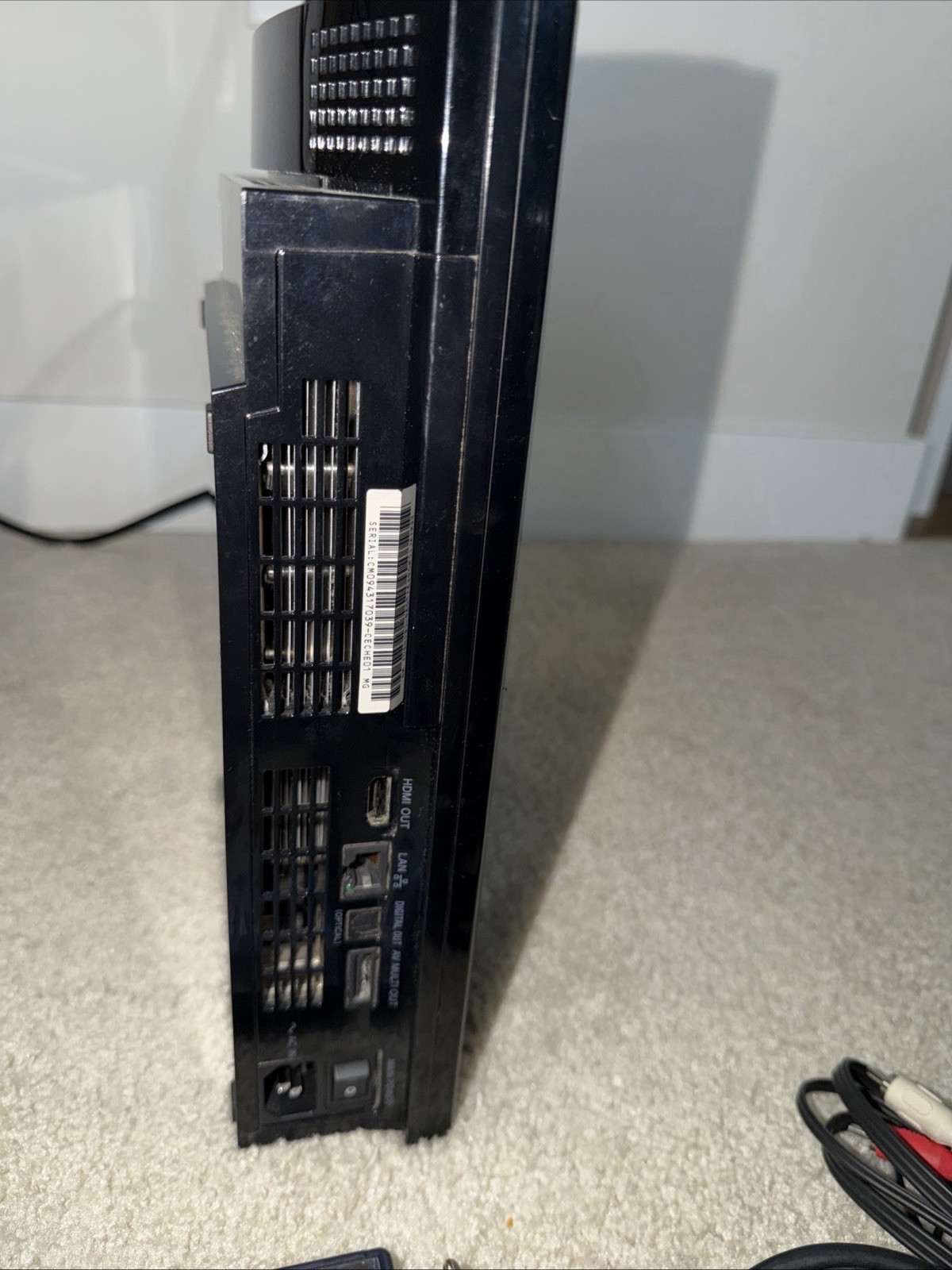 Sony PlayStation 3 PS3 Fat Backwards Compatible CECHE01 80GB + 1 controller