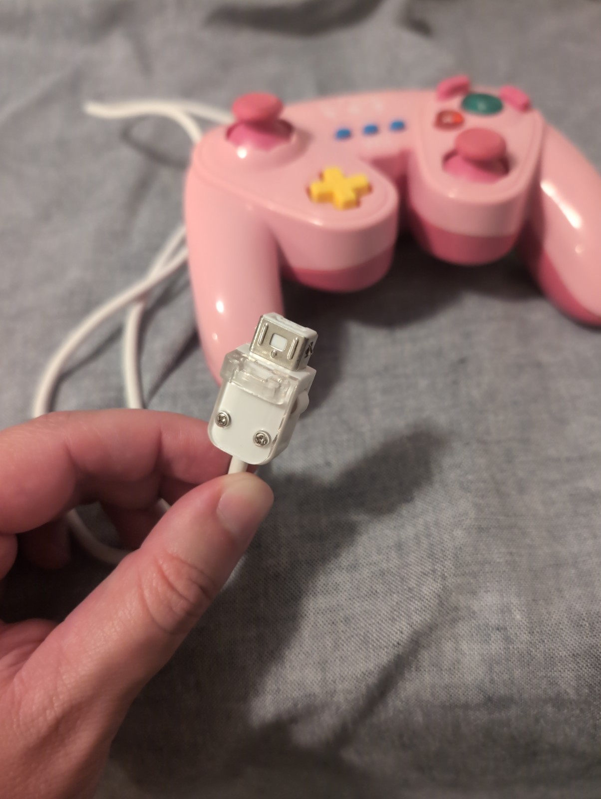 Nintendo Wii/Wii U Princess Peach Controller Fight Pad Super Smash Bros 085-006
