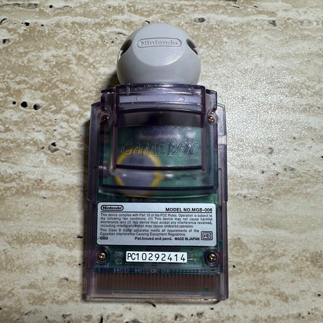 Nintendo Game Boy Pocket Camera Clear Purple Complete in Box CIB Japan Rare 6912