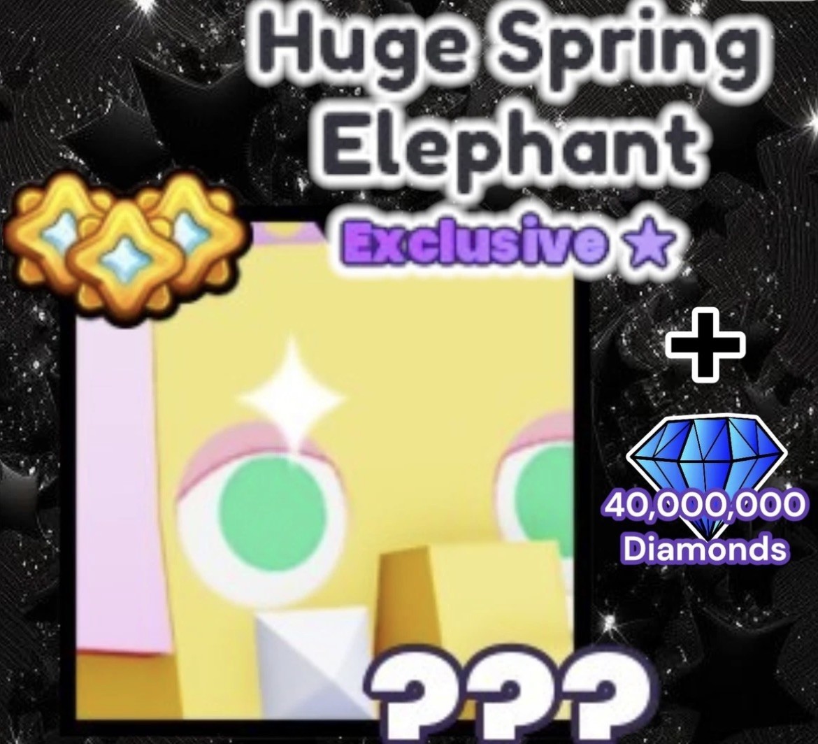 HUGE Spring Elephant + 40 Million Diamonds. PS99