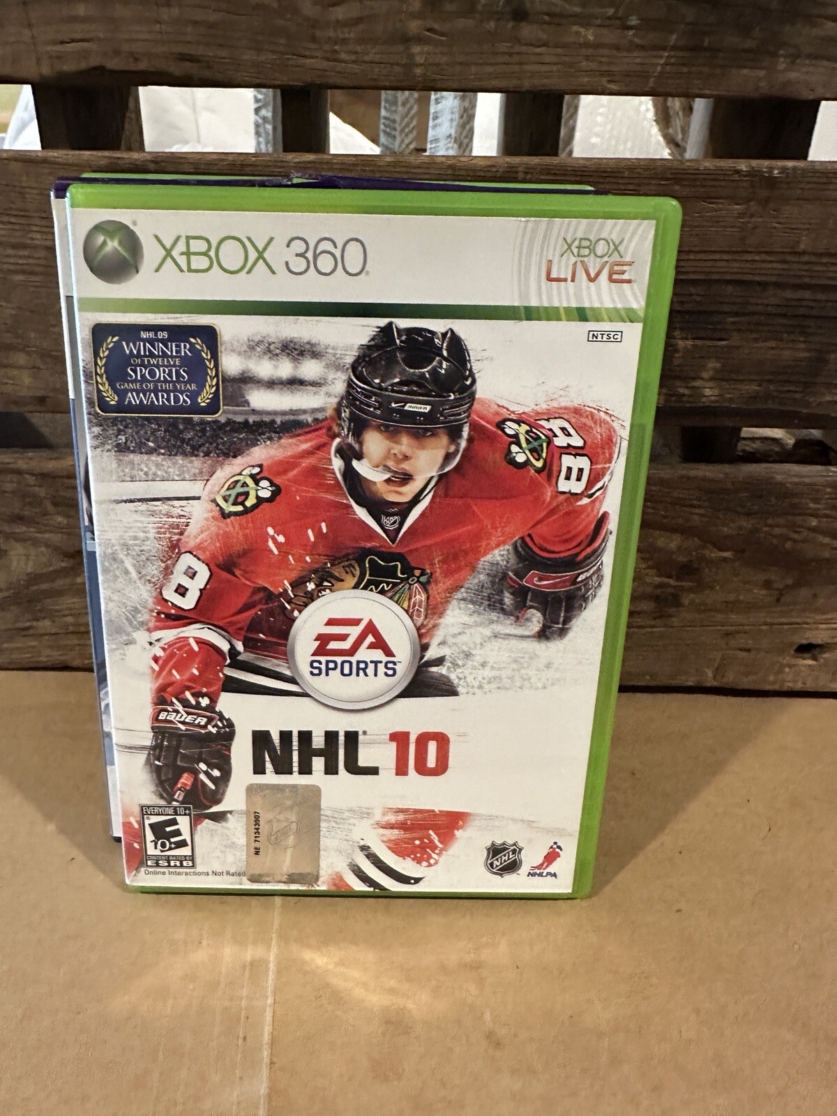 Lot of 8 Xbox 360 Games NBA Live 07, MLB 2K09, NHL 10, Madden 12, Fifa 09