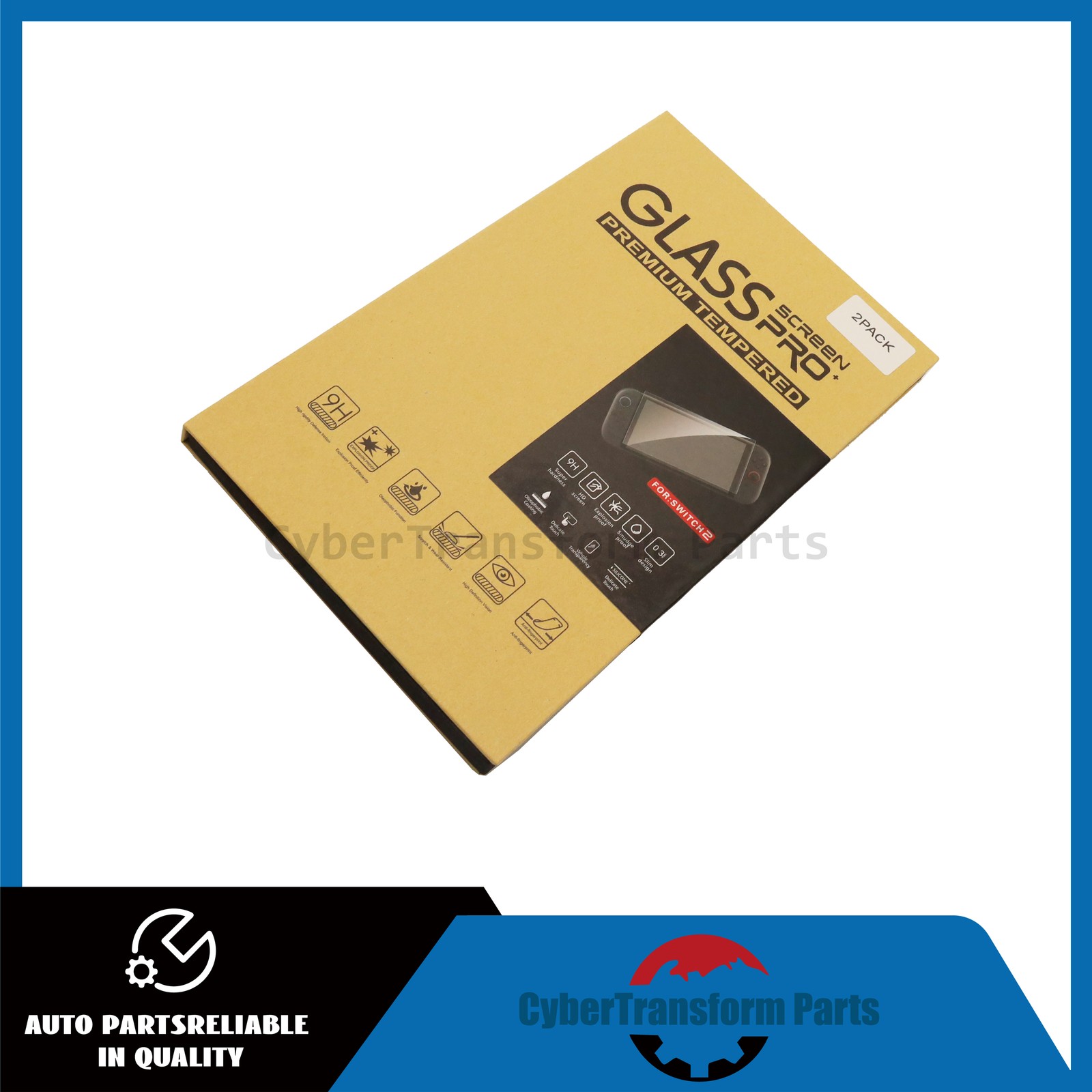 2x Screen Protector For 2025 Nintendo Switch 2 Tempered Glass Clear Film US