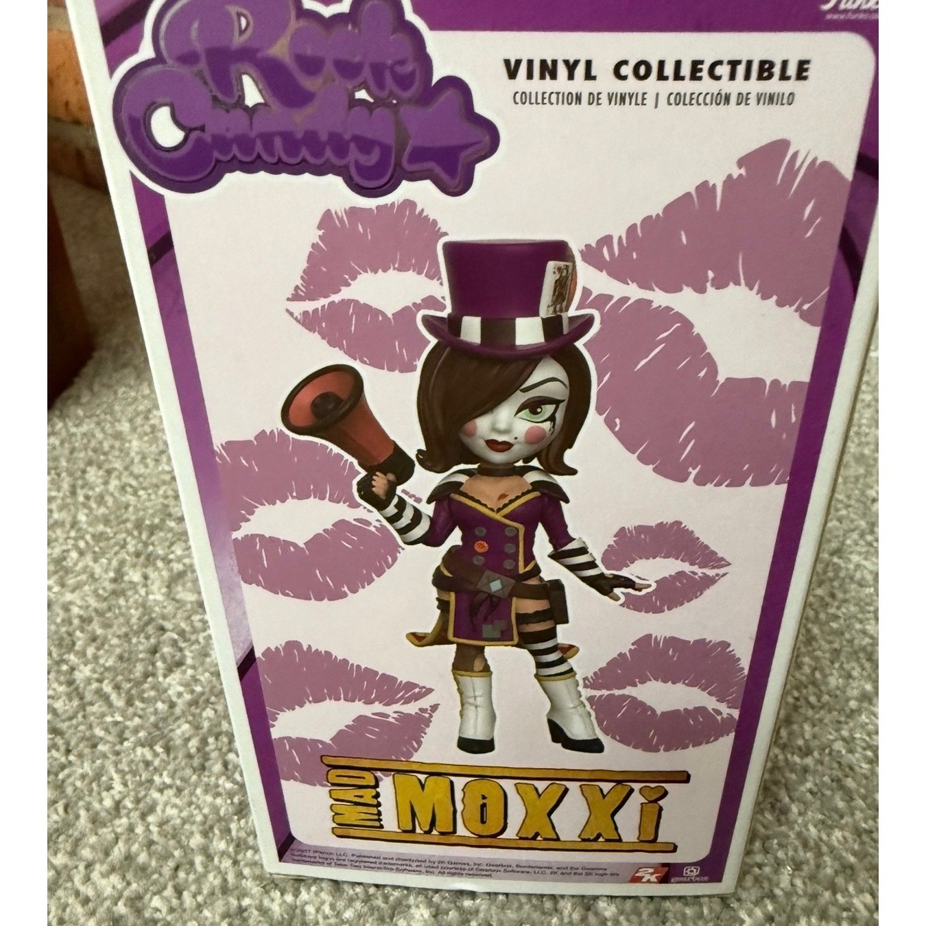 Funko Rock Candy Borderlands Mad Moxxi Vinyl Collectible Figure Purple Outfit