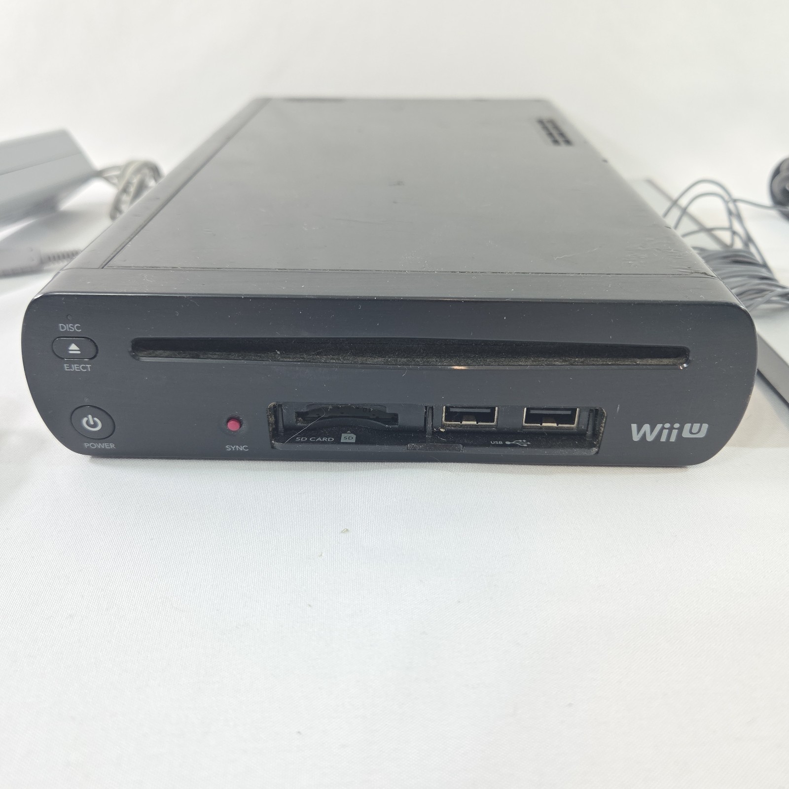 Nintendo Wii U WUP-101(02) 32GB Black Console Only *No Gamepad* Tested *READ*