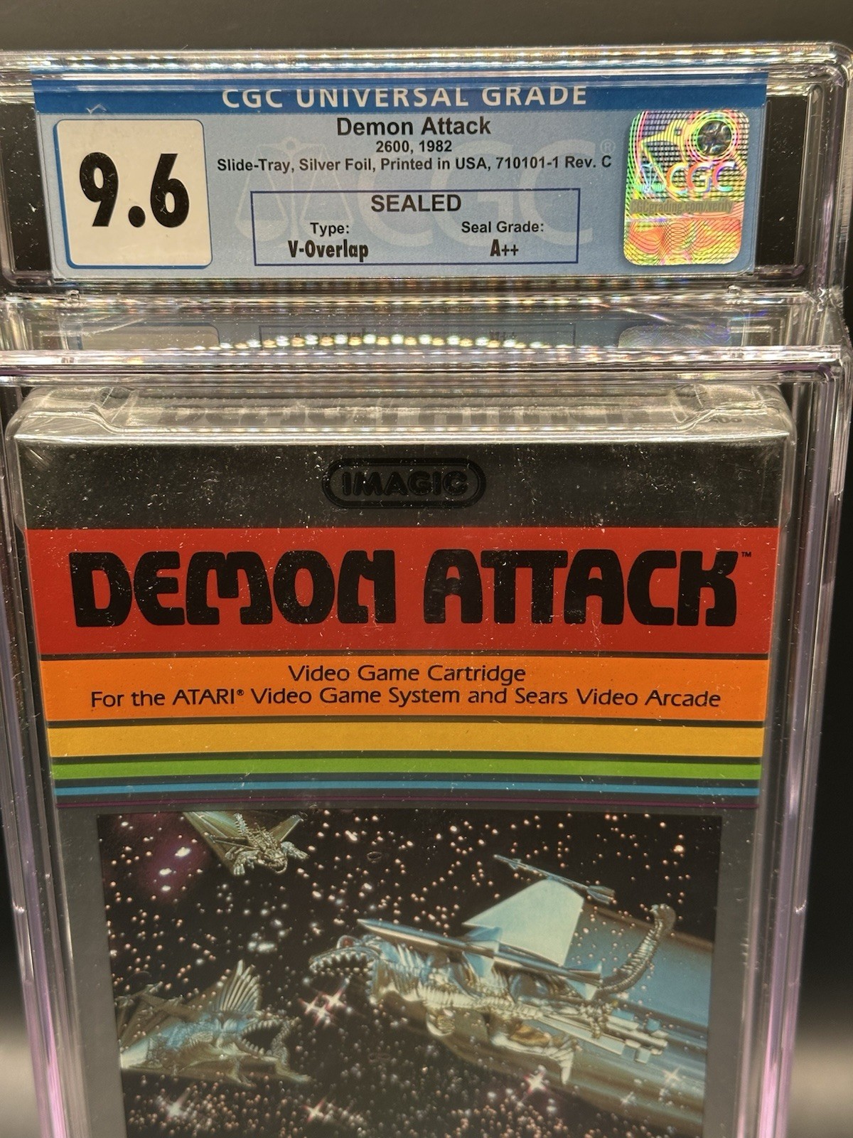 Atari 2600 Demon Attack 9.6 A++ – Sealed- Graded – New – CGC