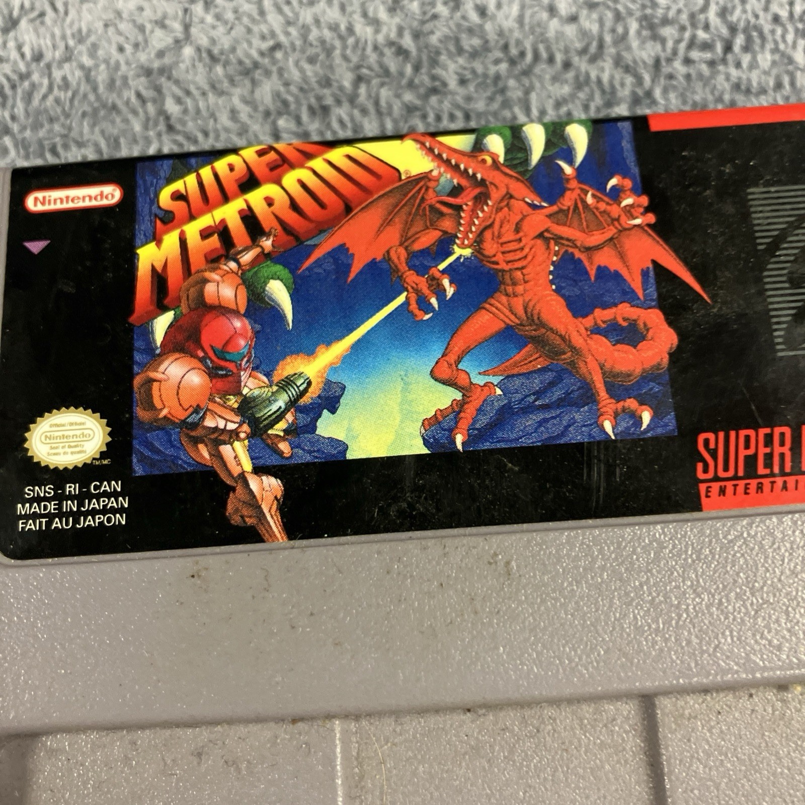 Super Metroid for Nintendo SNES, Cartridge Only