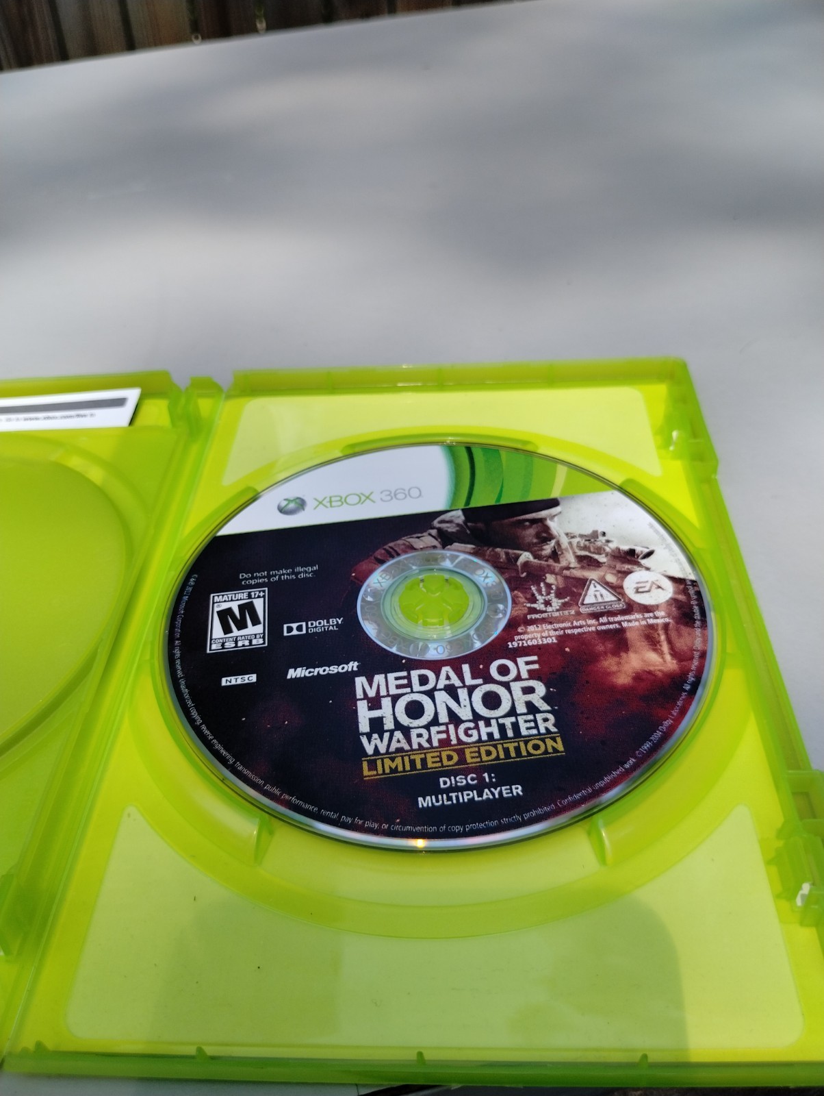 Medal of Honor Warfighter – Limited Edition – Xbox 360 EA Games
