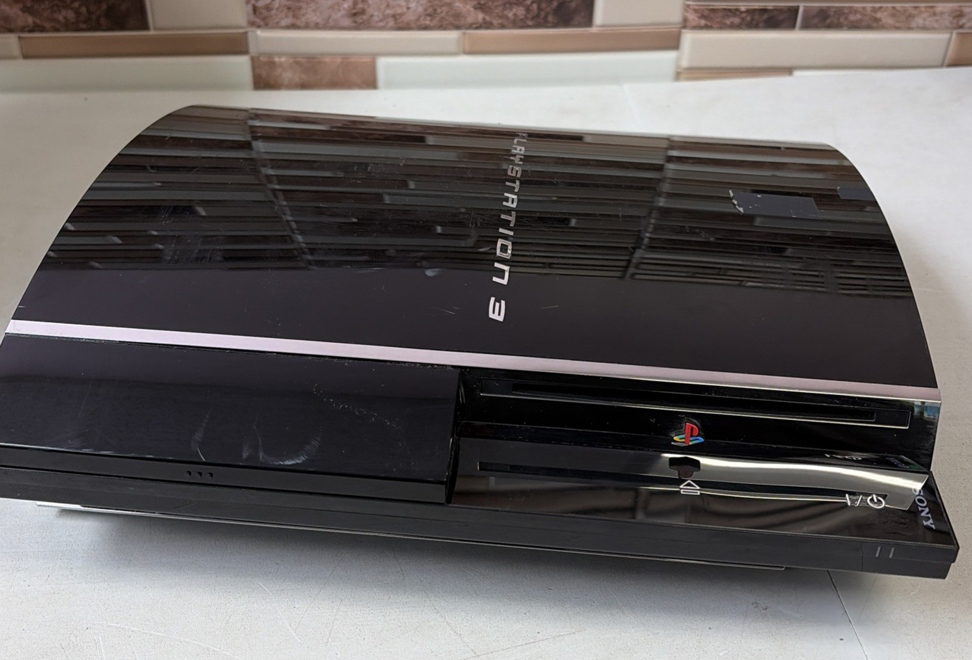 Sony PS3 Fat Console CECHA01 60gb Backwards Compatible-Green Light-No Video #1