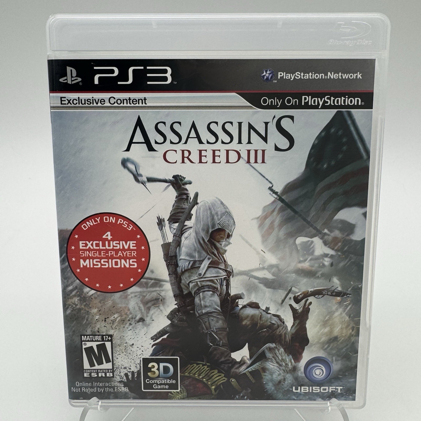 Refurbished Assassin’s Creed III 3 – PS3 PlayStation 3 – Complete CIB Very Good