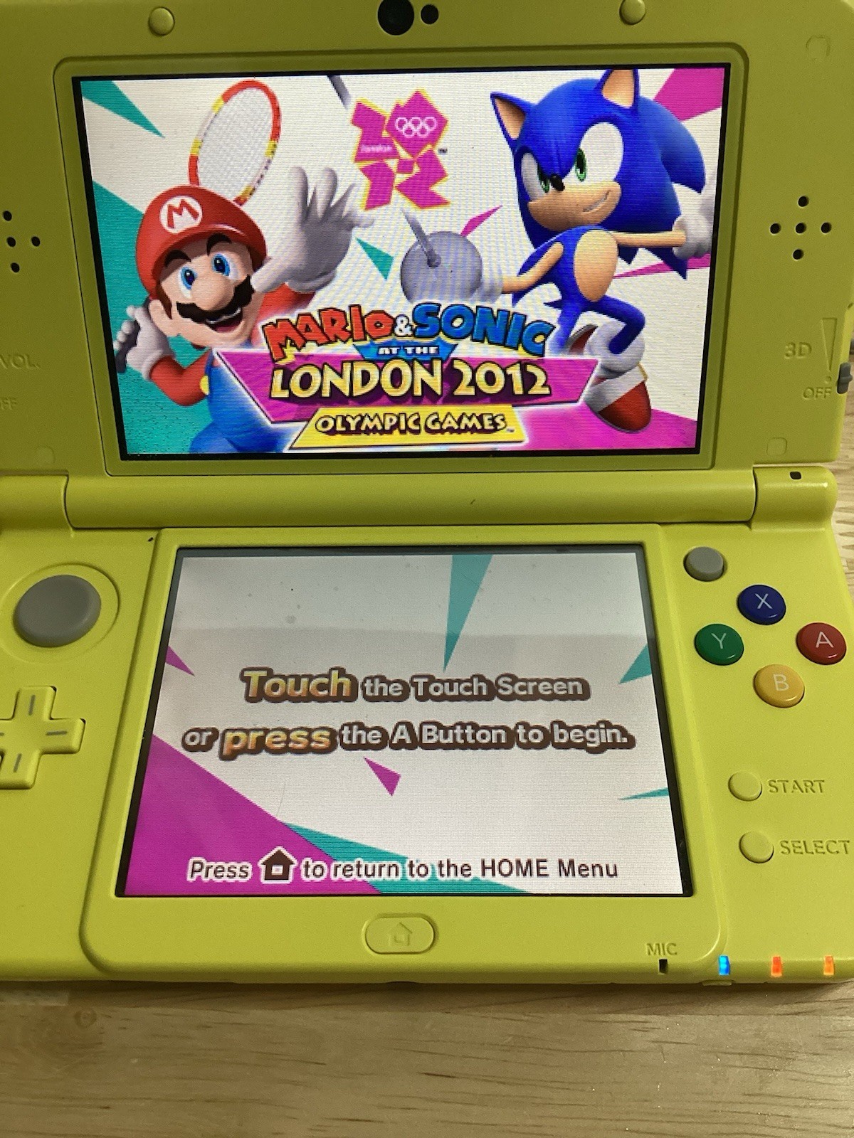 Mario & Sonic at the London 2012 Olympics Nintendo 3DS CART ONLY TESTED