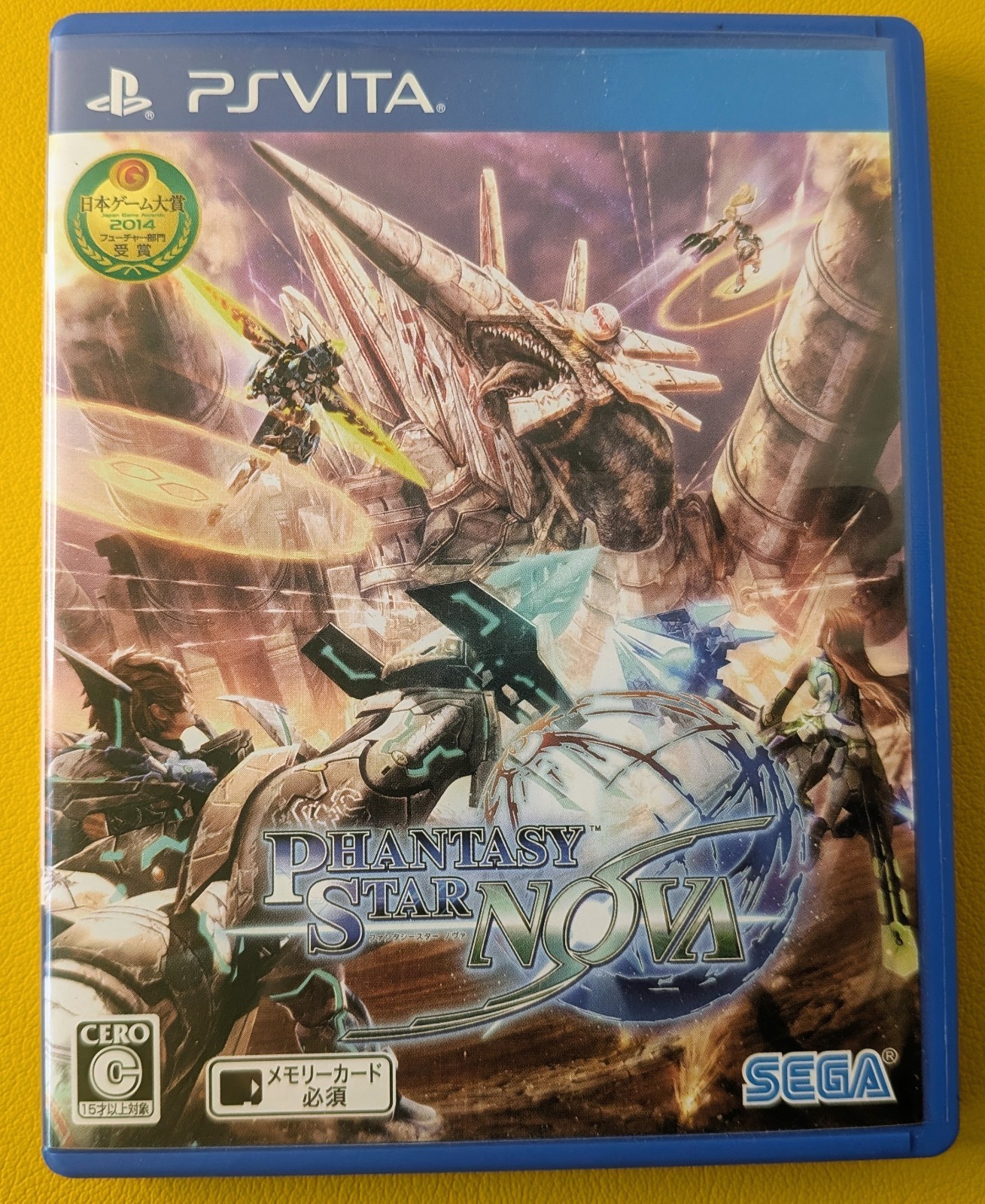 Phantasy Star Nova (2014) Sony PlayStation Vita PS Vita CIB Japanese Working