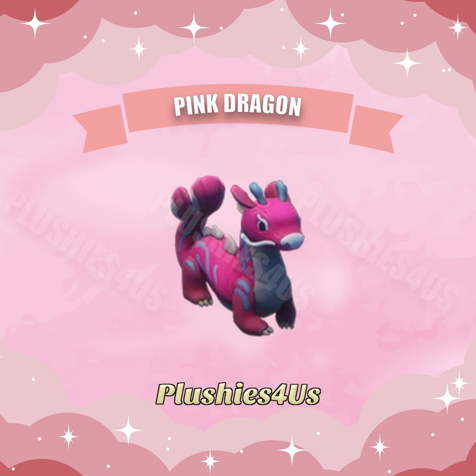 Palia Madrinas Maji – Pink Dragon Plushie