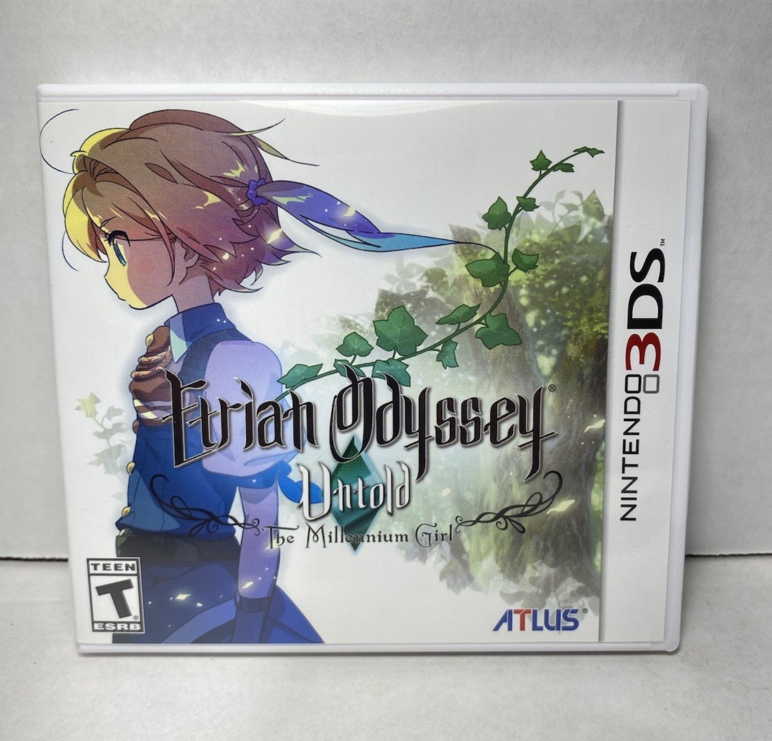 Etrian Odyssey Untold: The Millennium Girl (Nintendo 3DS, 2013) COMPLETE CIB