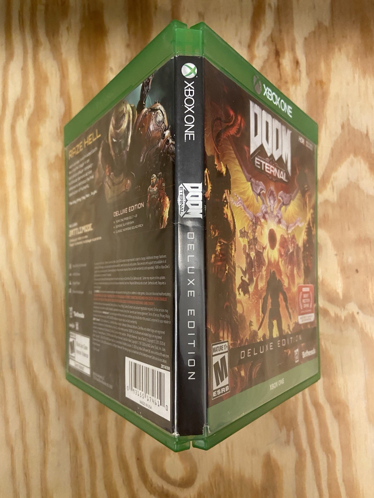 Doom Eternal-Xbox One/X/Series X-Deluxe Edition-CIB-TESTED & WORKING