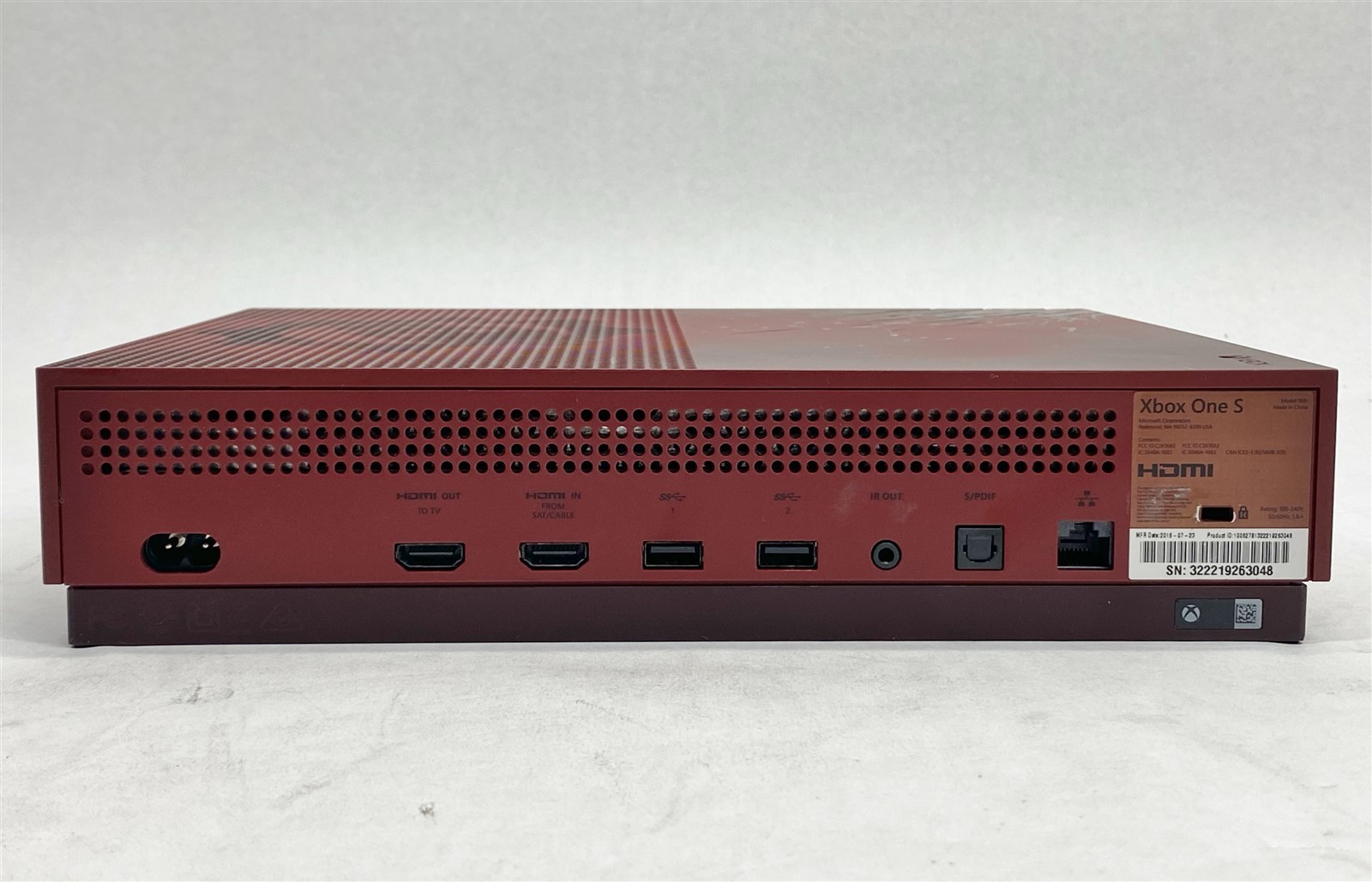 Microsoft Xbox One S 2TB Gears of War 4 Limited Edition Console Red Bundle 1681